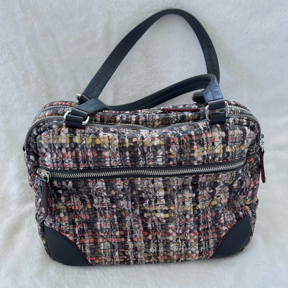 MZ Wallace Boucle Oxford Crosby handbag EUC